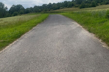 Neigung 8 % auf 70 m