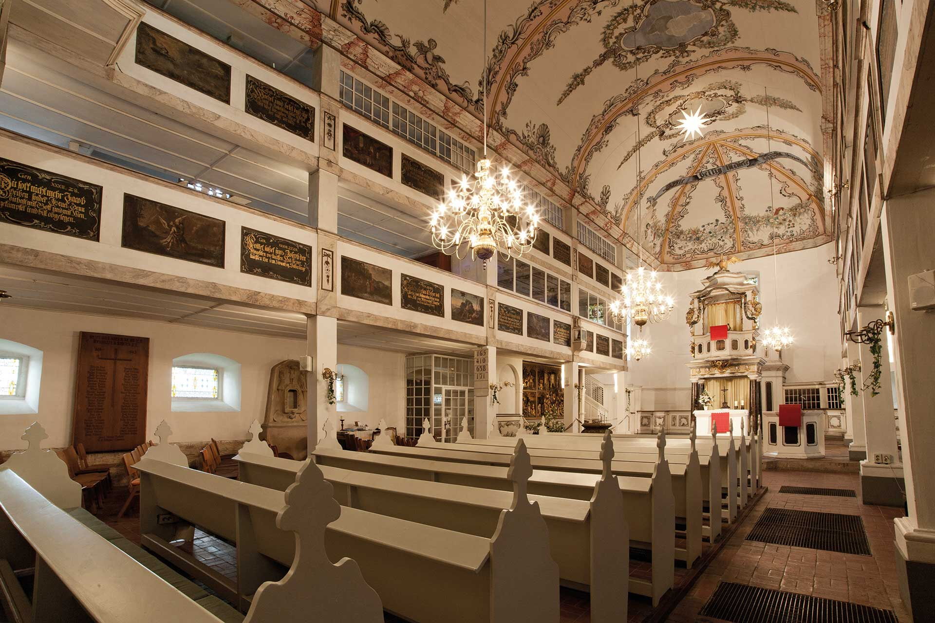 Innenraum der Kirche Mihla